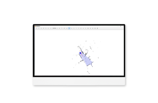 現場での地図スキャンと作成